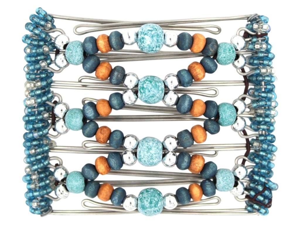 African Butterfly - 7 Tong Wire Hair Clip 284
