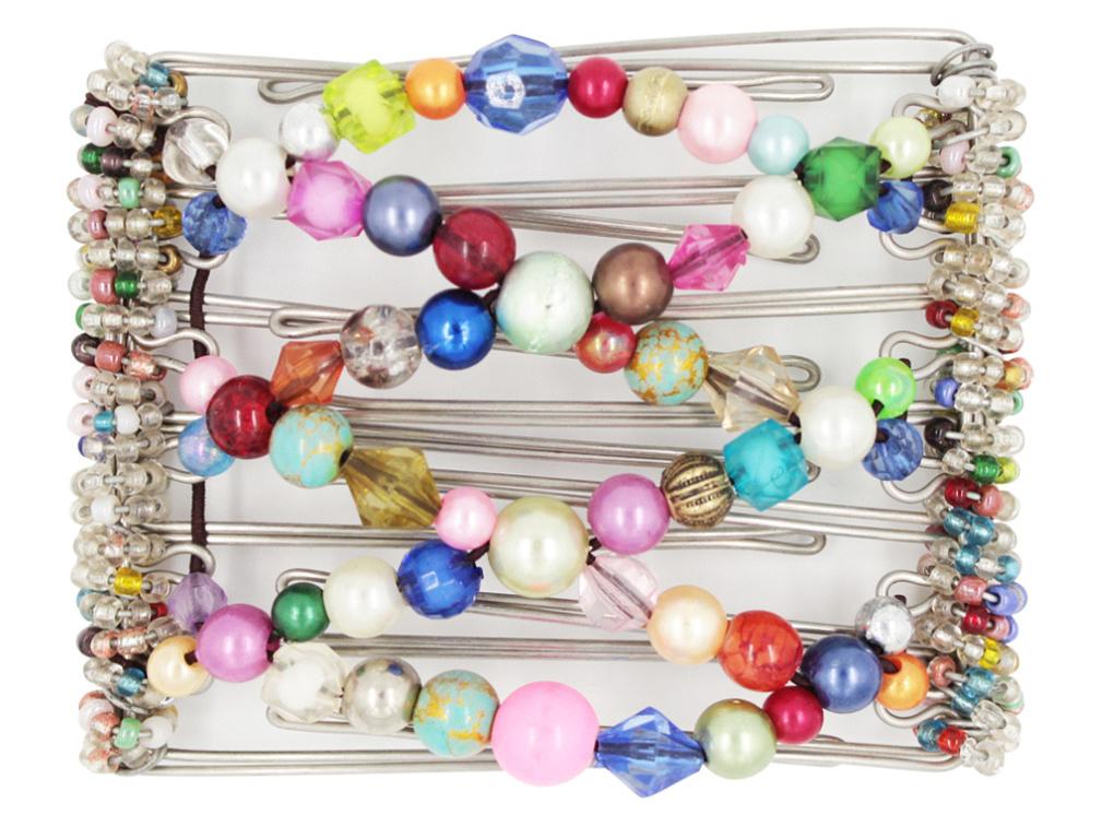 African Butterfly - 7 Tong Wire Hair Clip 317