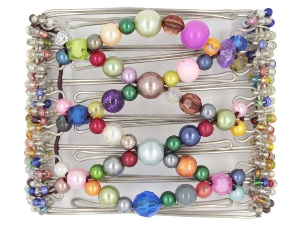 African Butterfly - 7 Tong Wire Hair Clip 332