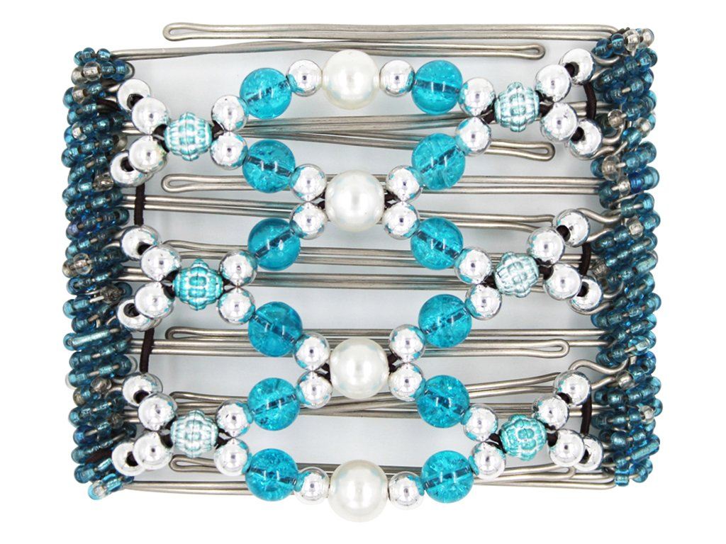 African Butterfly - 7 Tong Wire Hair Clip 345