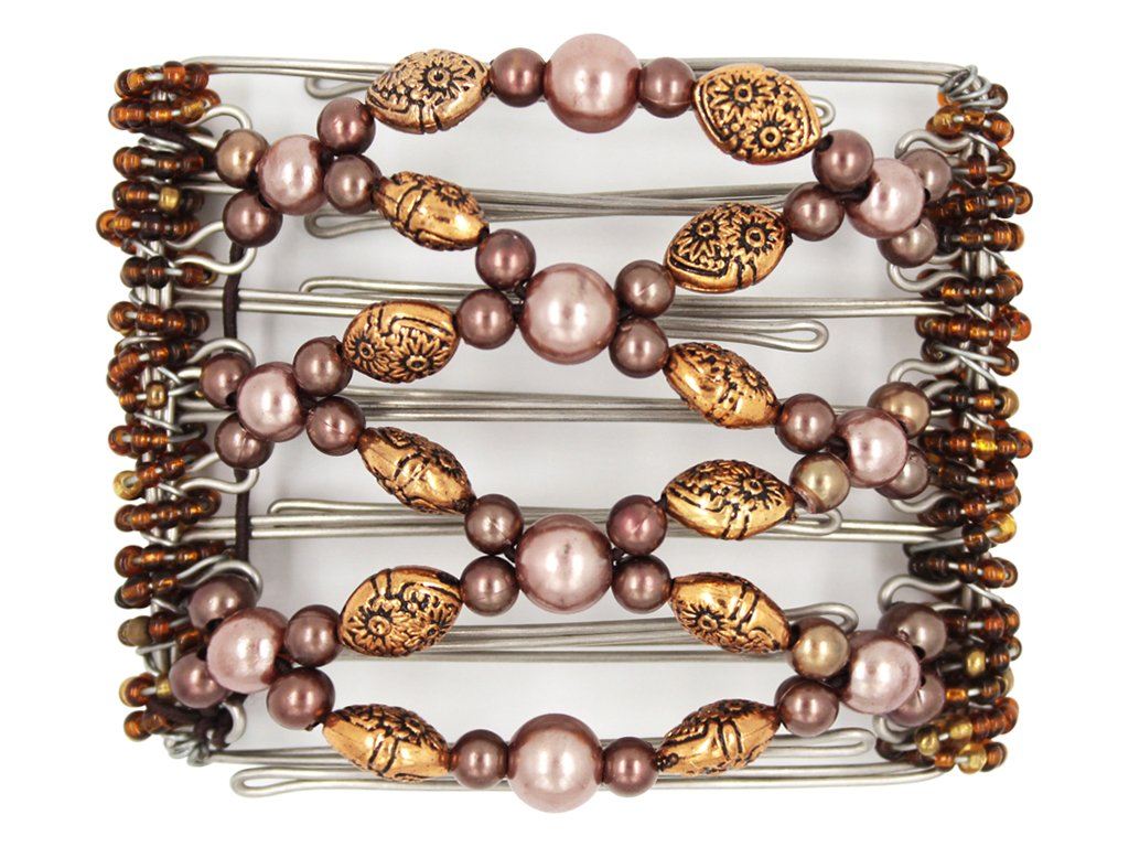 African Butterfly - 7 Tong Wire Hair Clip 346