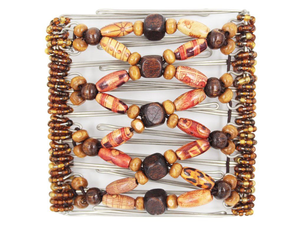 African Butterfly - 9 Tong Wire Hair Clip 438