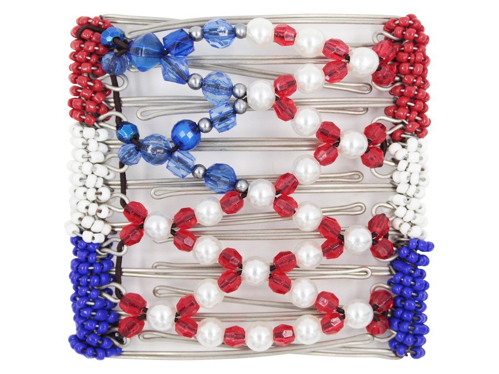 African Butterfly - 9 Tong Wire Hair Clip 441