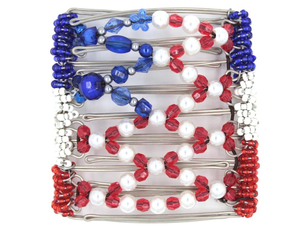 African Butterfly - 9 Tong Wire Hair Clip 474