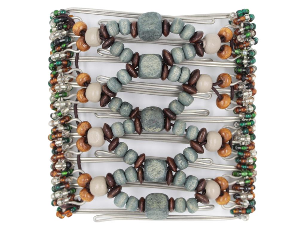 African Butterfly - 9 Tong Wire Hair Clip 488