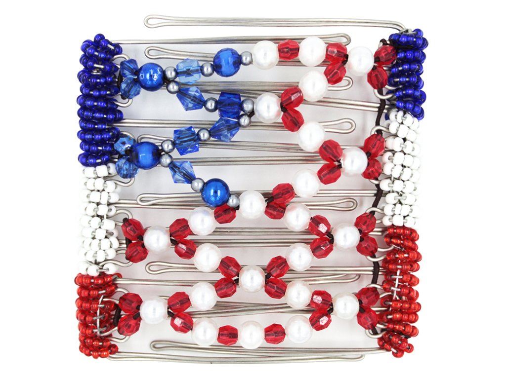 African Butterfly - 9 Tong Wire Hair Clip 510