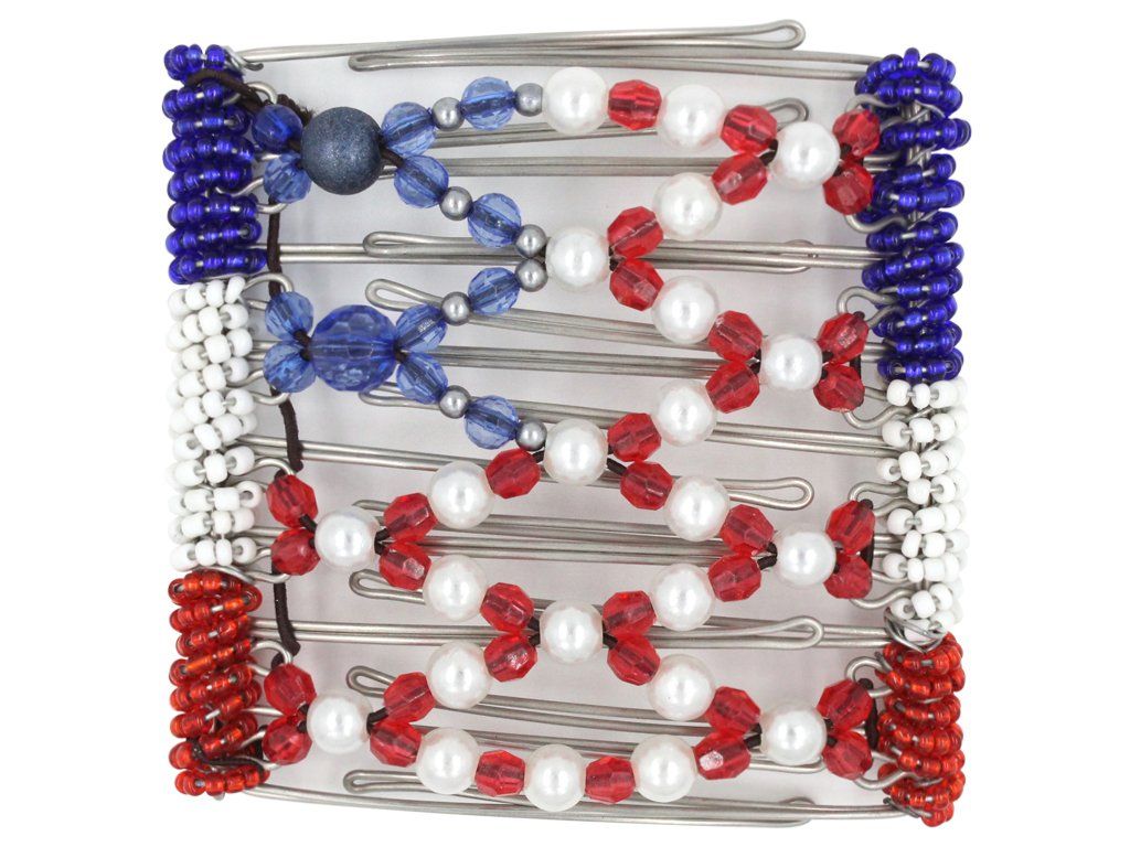 African Butterfly - 9 Tong Wire Hair Clip 518