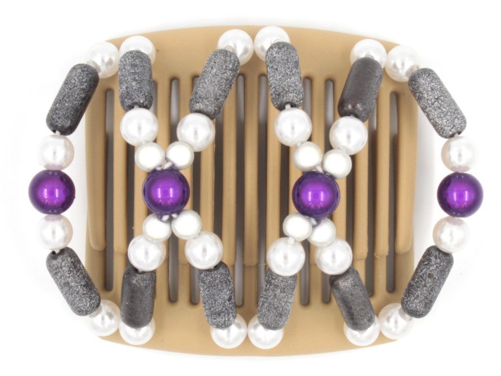 African Butterfly Chameleon Hair Comb - Dalena Blonde 15