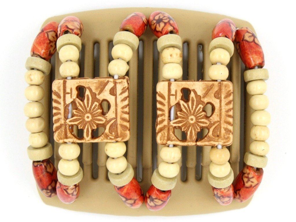 African Butterfly Chameleon Hair Comb - Dupla Blonde 08