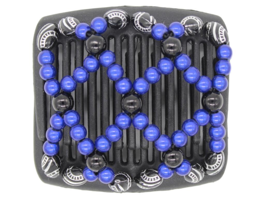 African Butterfly Chameleon Hair Comb - Ndalena Black 27