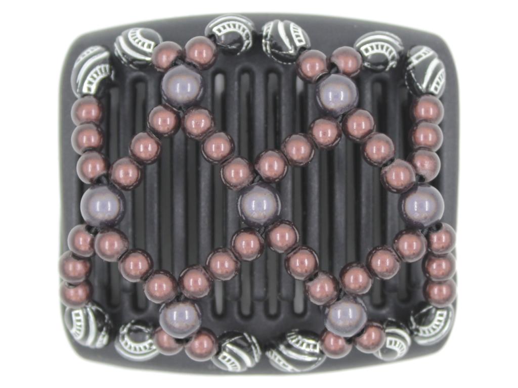 African Butterfly Chameleon Hair Comb - Ndalena Black 29