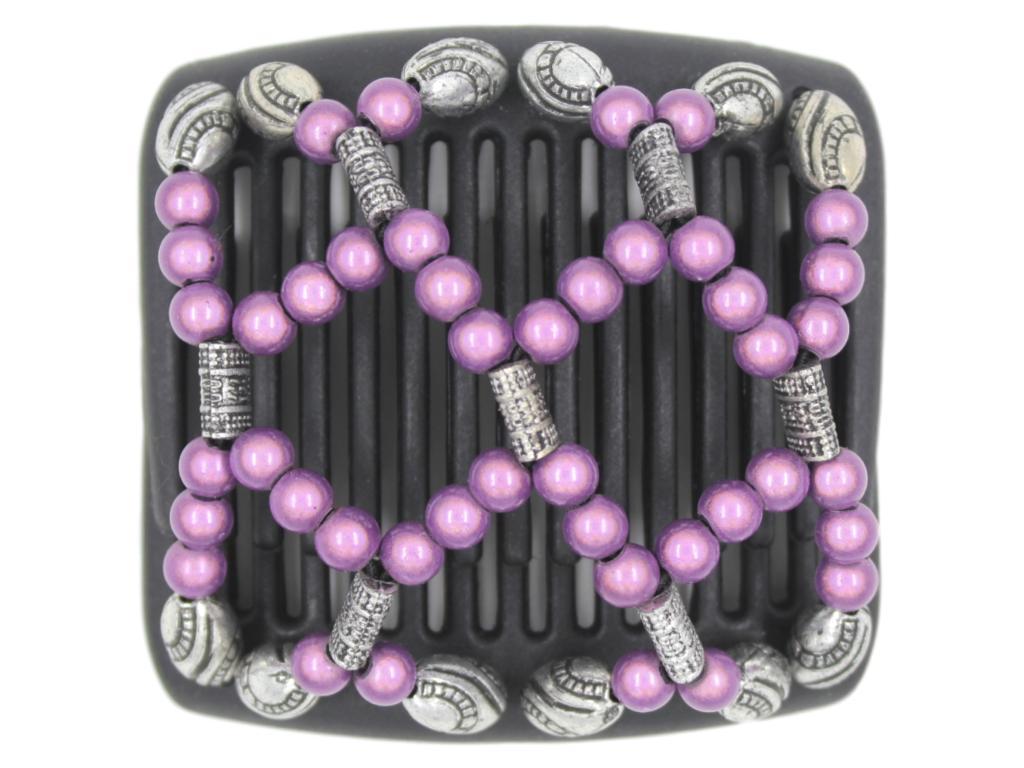 African Butterfly Chameleon Hair Comb - Ndalena Black 31