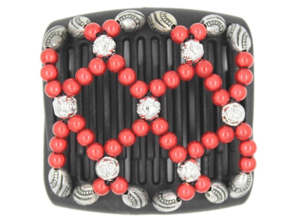 African Butterfly Chameleon Hair Comb - Ndalena Black 32