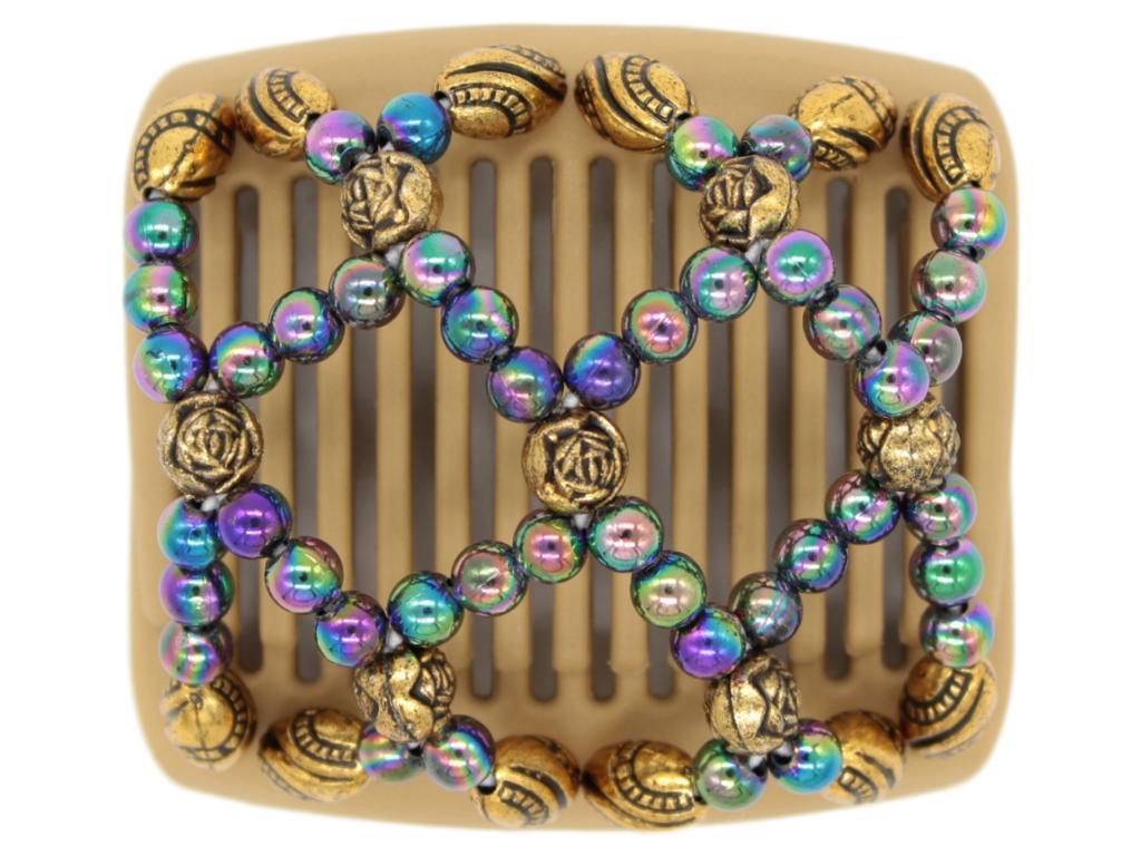 African Butterfly Chameleon Hair Comb - Ndalena Blonde 13