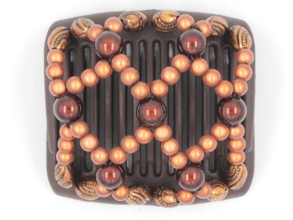 African Butterfly Chameleon Hair Comb - Ndalena Brown 20