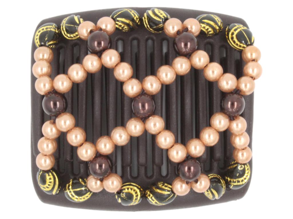 African Butterfly Chameleon Hair Comb - Ndalena Brown 32