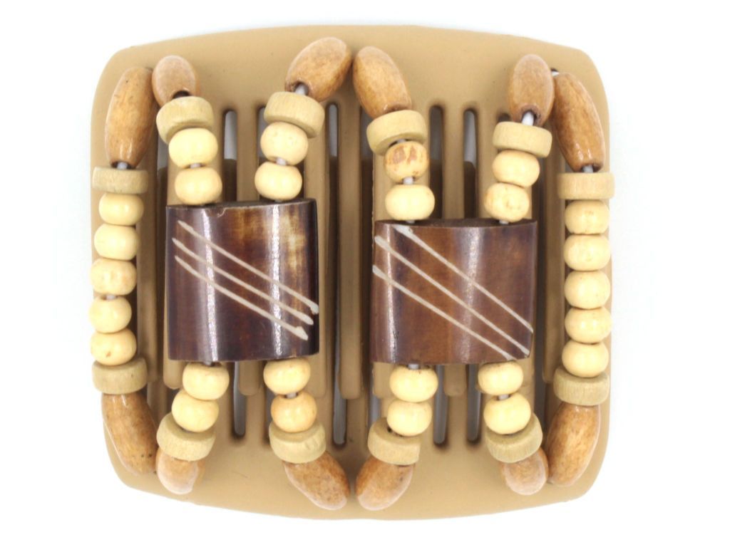 African Butterfly Chameleon Hair Comb - Stones & Bones Blonde 20