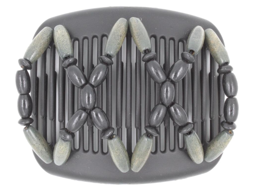 African Butterfly Hair Comb - Beada Black 135