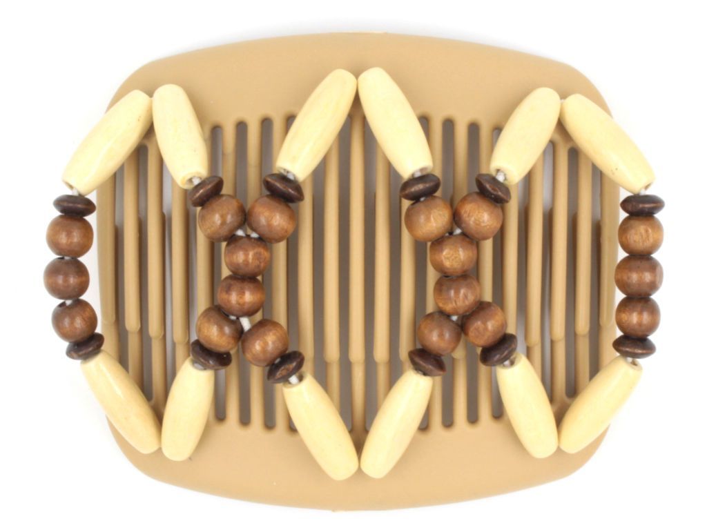 African Butterfly Hair Comb - Beada Blonde 57