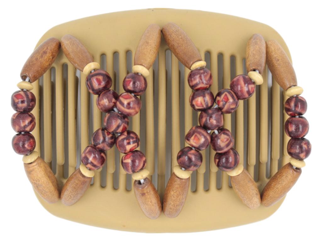 African Butterfly Hair Comb - Beada Blonde 70