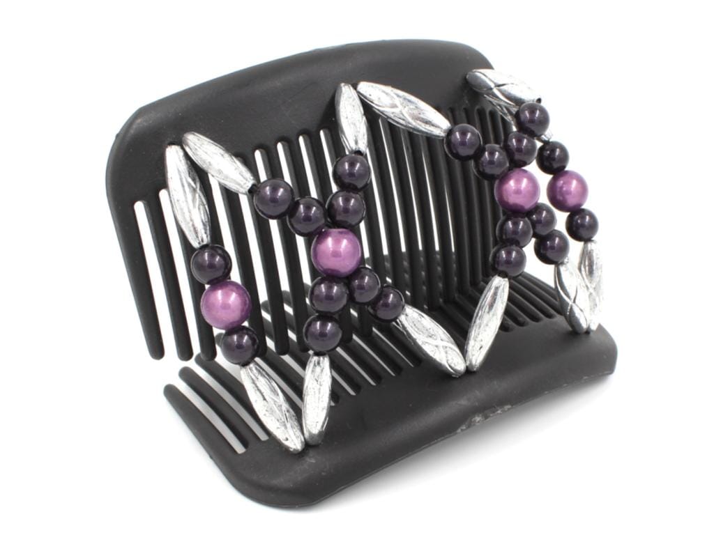 African Butterfly Hair Comb - Dalena Black 127