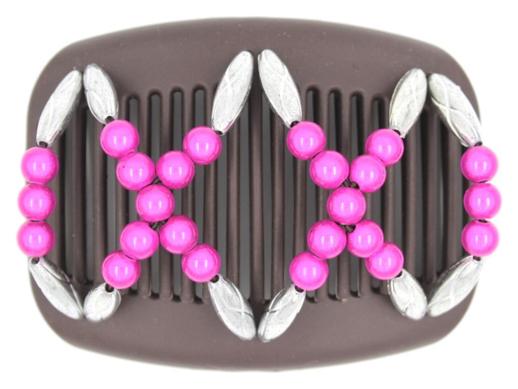 African Butterfly Hair Comb - Dalena Brown 118