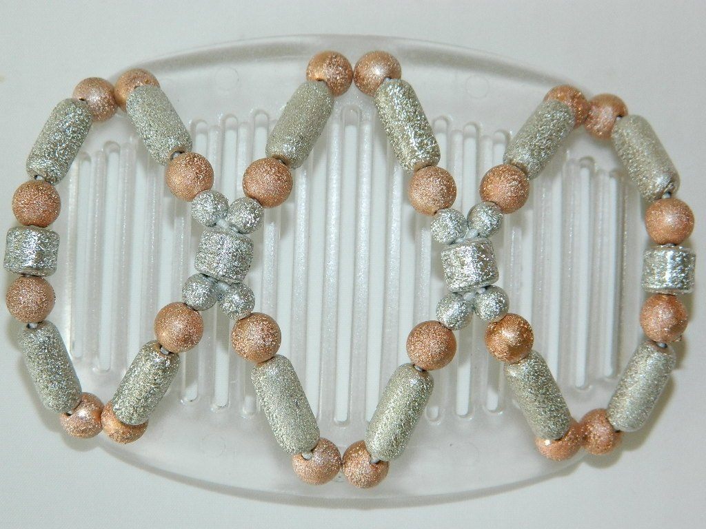 African Butterfly Hair Comb - Dalena Clear 05