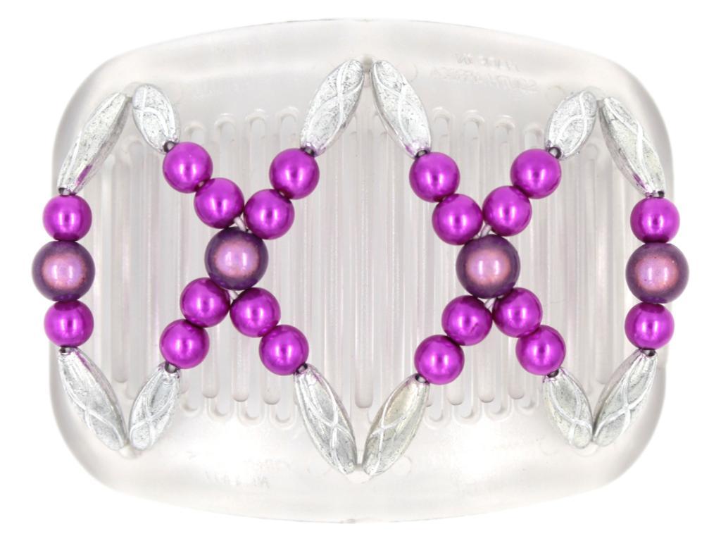 African Butterfly Hair Comb - Dalena Clear 104