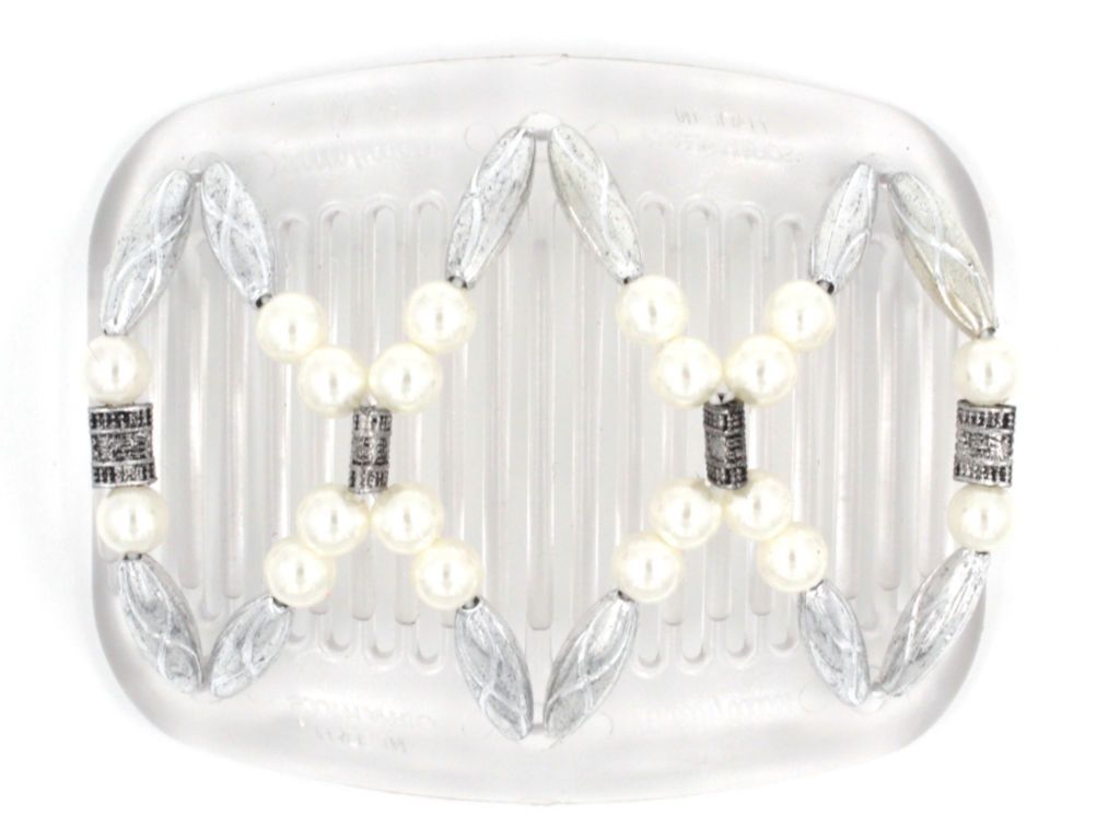 African Butterfly Hair Comb - Dalena Clear 76