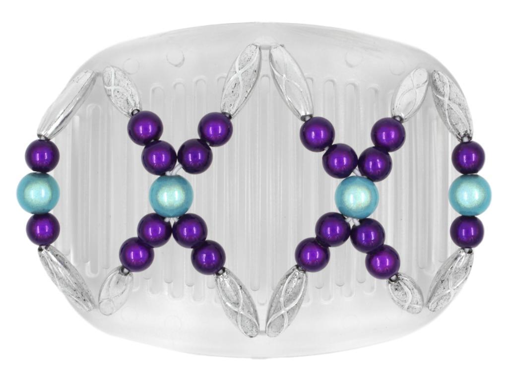 African Butterfly Hair Comb - Dalena Clear 87