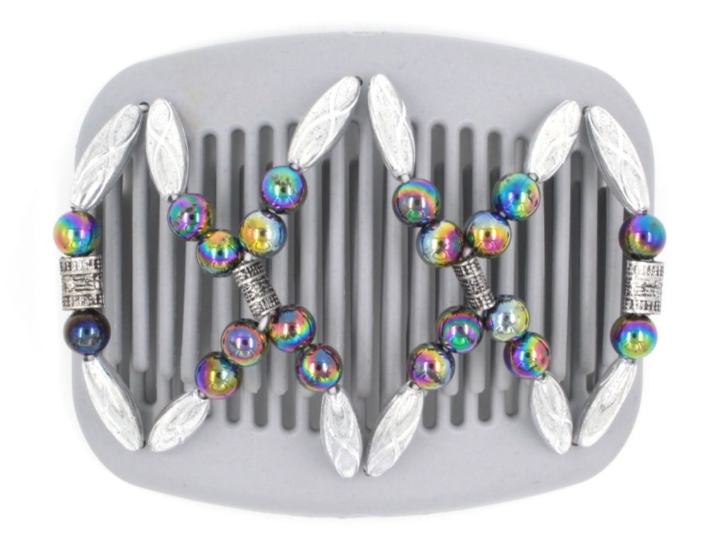 African Butterfly Hair Comb - Dalena Gray 24