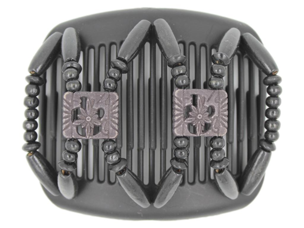 African Butterfly Hair Comb - Dupla Black 130