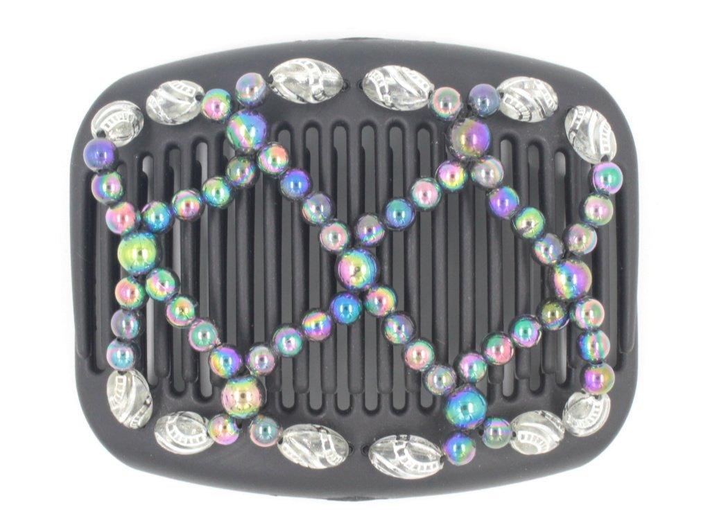 African Butterfly Hair Comb - Ndalena Black 71
