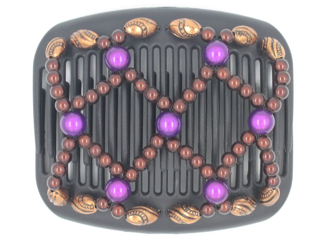 African Butterfly Hair Comb - Ndalena Black 76