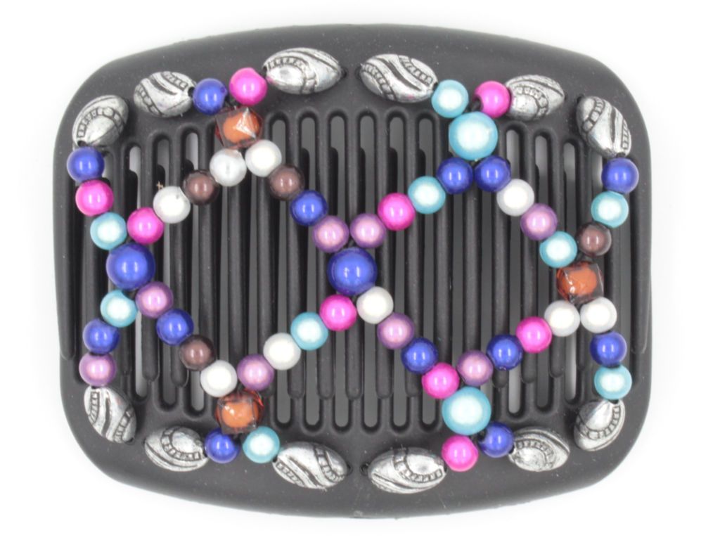 African Butterfly Hair Comb - Ndalena Black 79