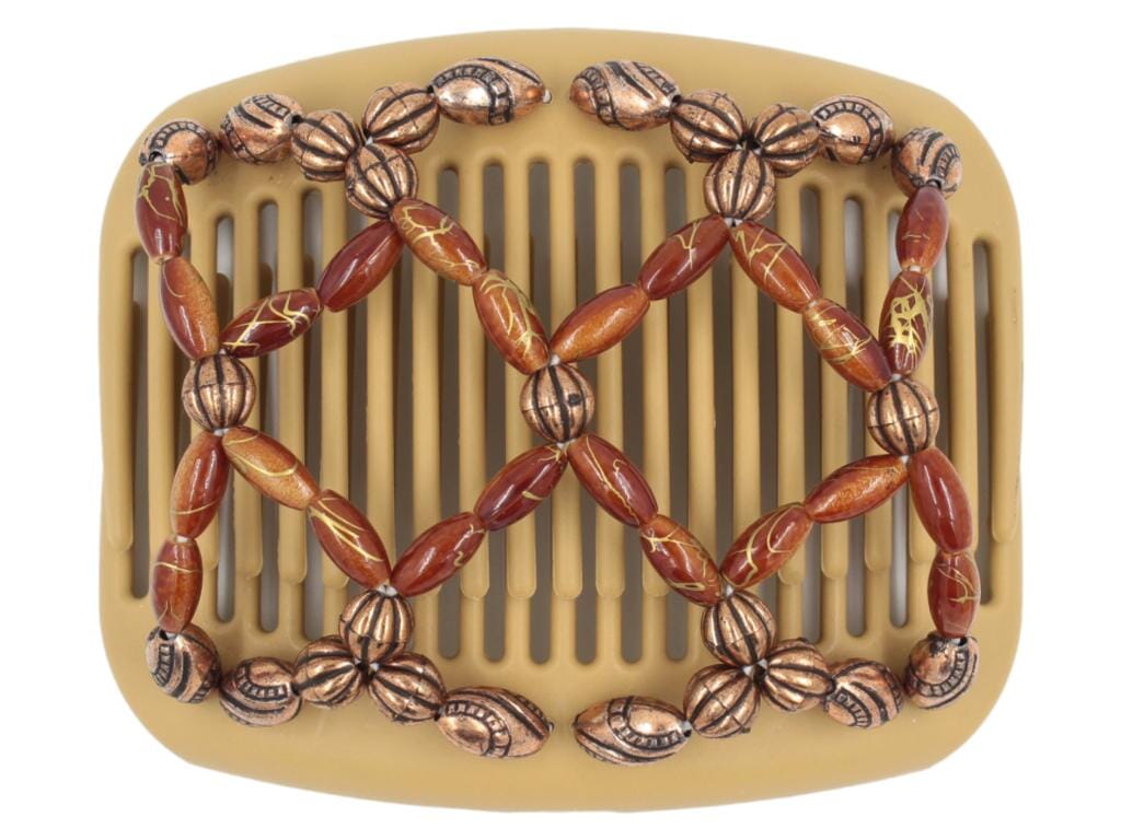 African Butterfly Hair Comb - Ndalena Blonde 104