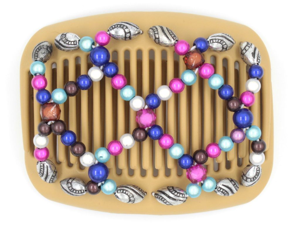 African Butterfly Hair Comb - Ndalena Blonde 57