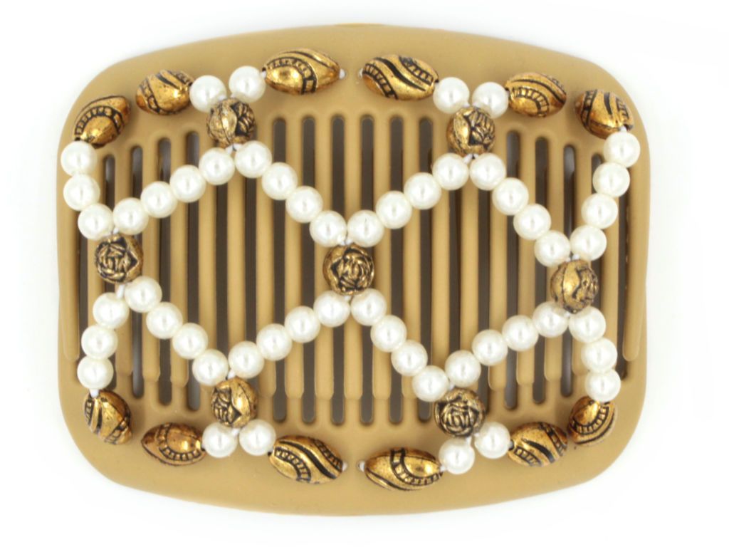 African Butterfly Hair Comb - Ndalena Blonde 60