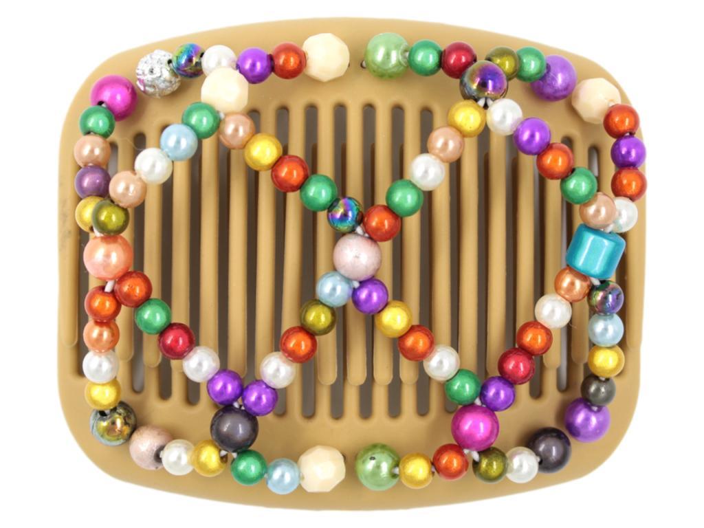 African Butterfly Hair Comb - Ndalena Blonde 84