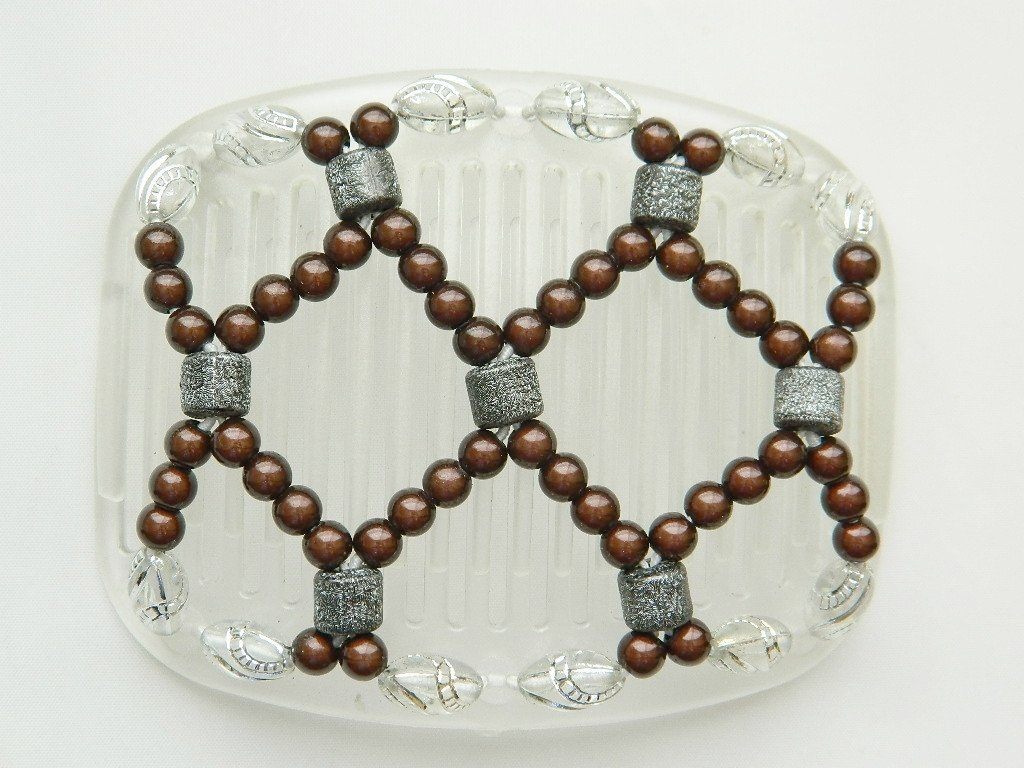 African Butterfly Hair Comb - Ndalena Clear 12