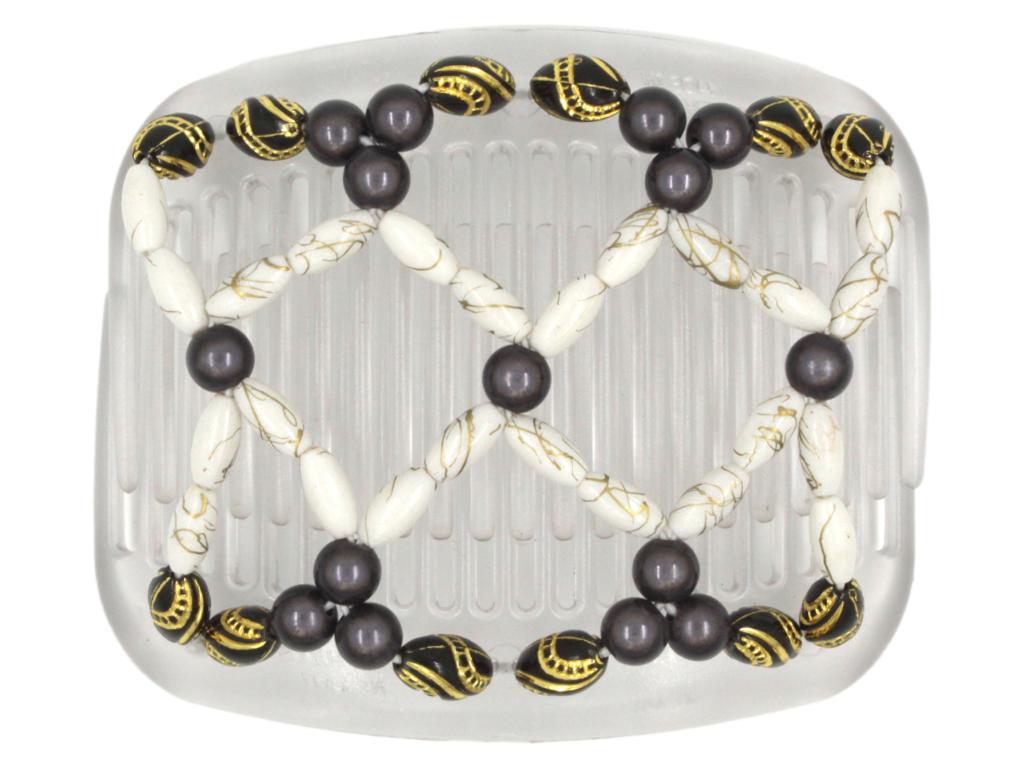 African Butterfly Hair Comb - Ndalena Clear 92