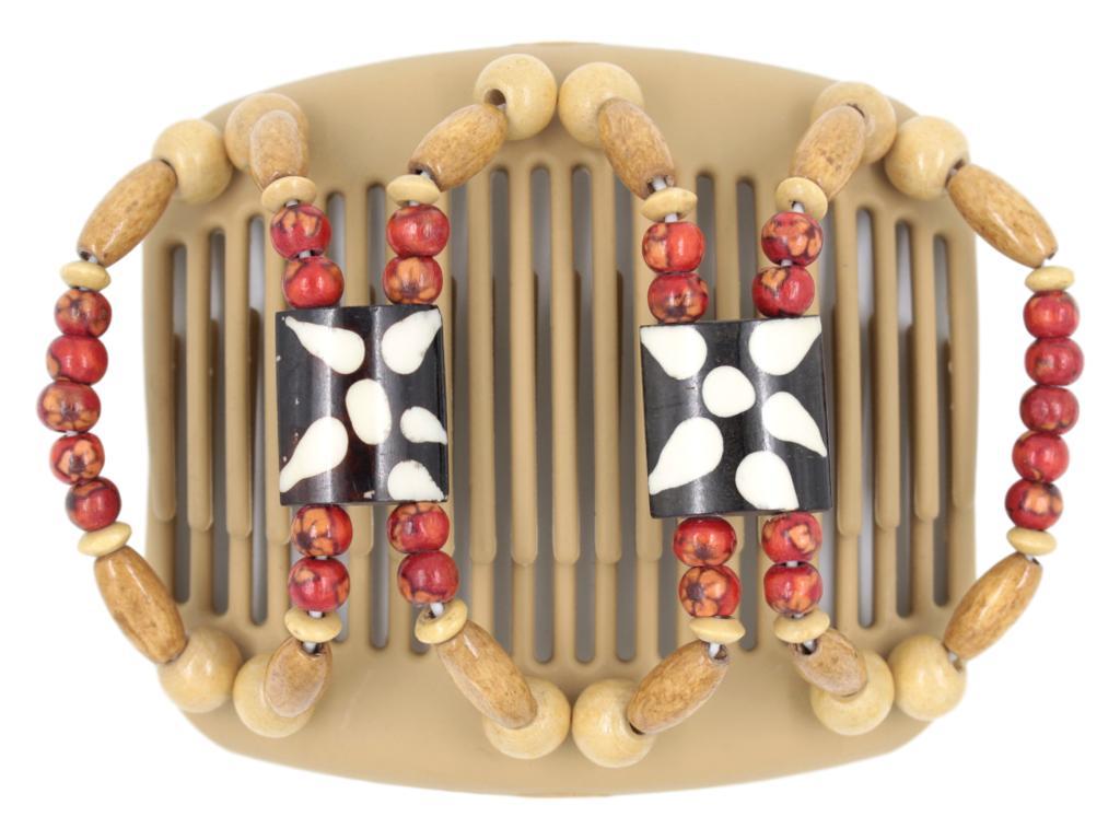 African Butterfly Hair Comb - Stones & Bones Blonde 45