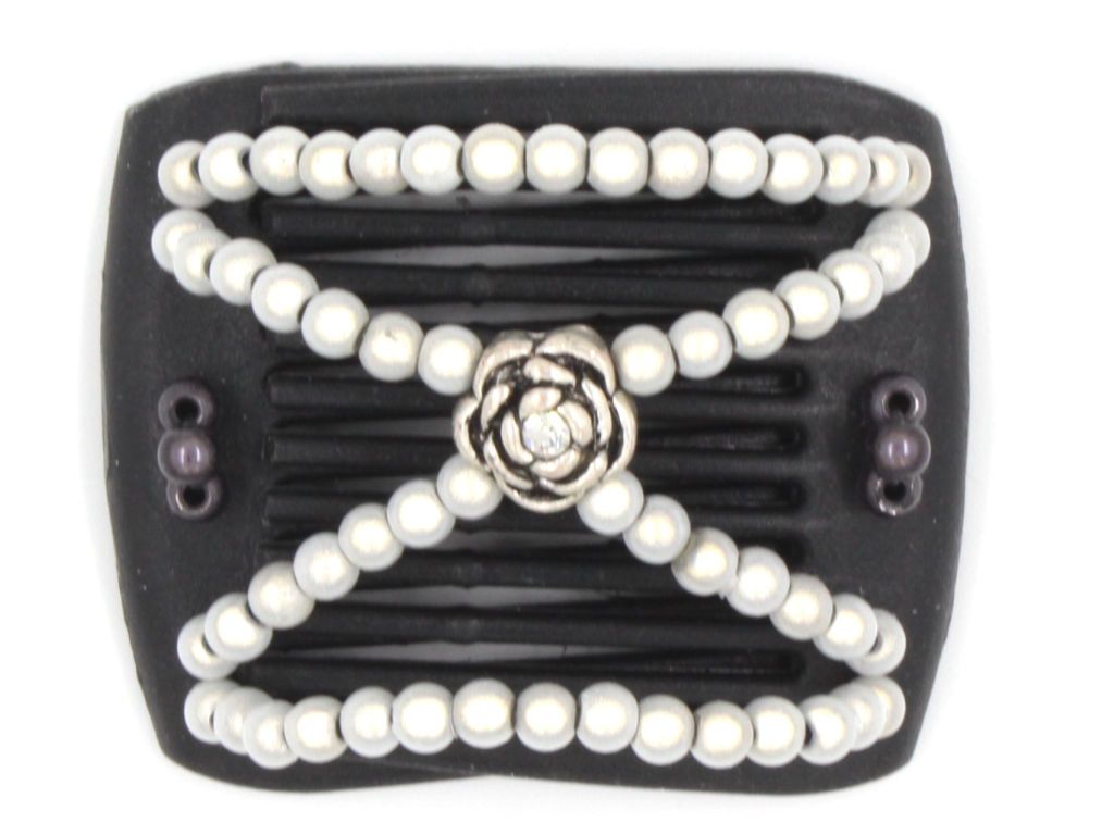 African Butterfly LadyBug Hair Comb - Black 20