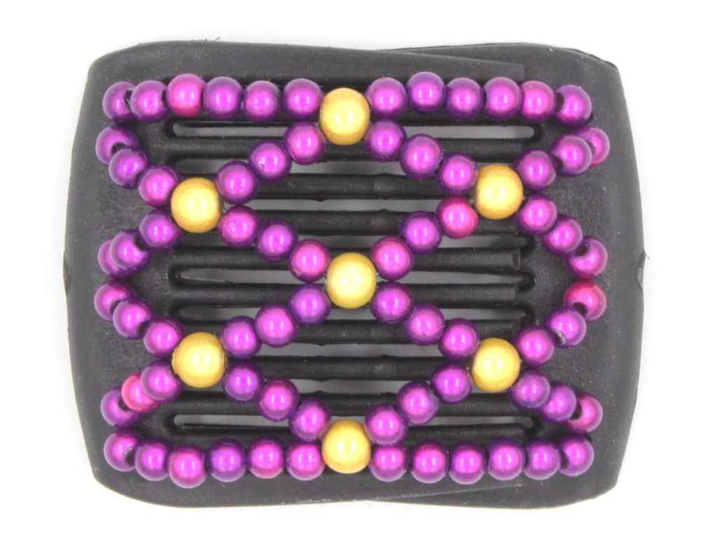 African Butterfly LadyBug Hair Comb - Black 26