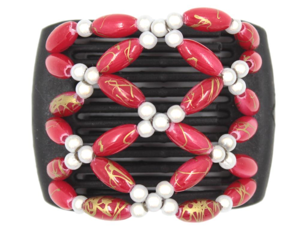 African Butterfly LadyBug Hair Comb - Black 43