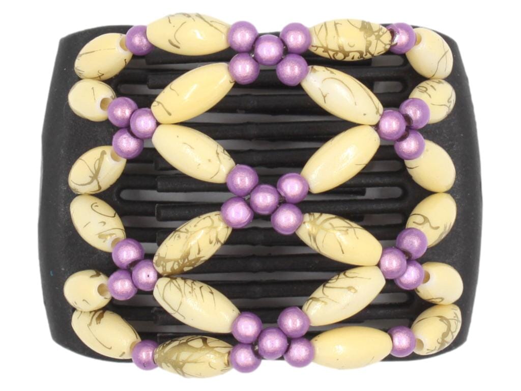 African Butterfly LadyBug Hair Comb - Black 52