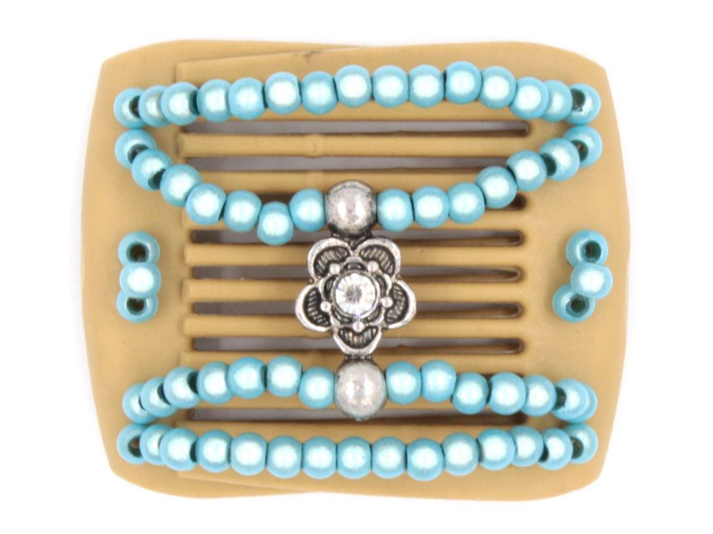 African Butterfly LadyBug Hair Comb - Blonde 15