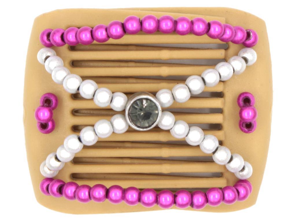 African Butterfly LadyBug Hair Comb - Blonde 25