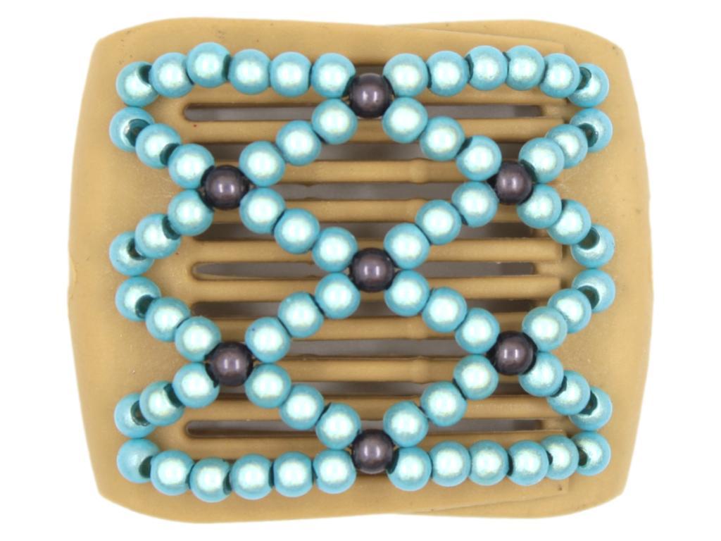 African Butterfly LadyBug Hair Comb - Blonde 36