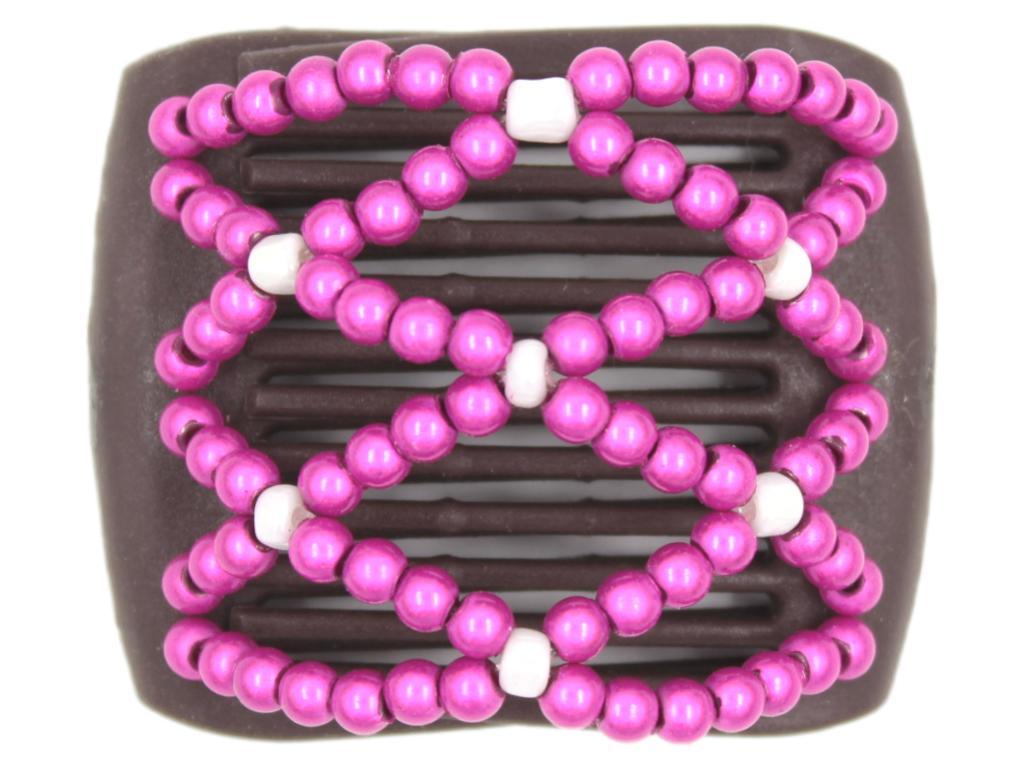 African Butterfly LadyBug Hair Comb - Brown 51